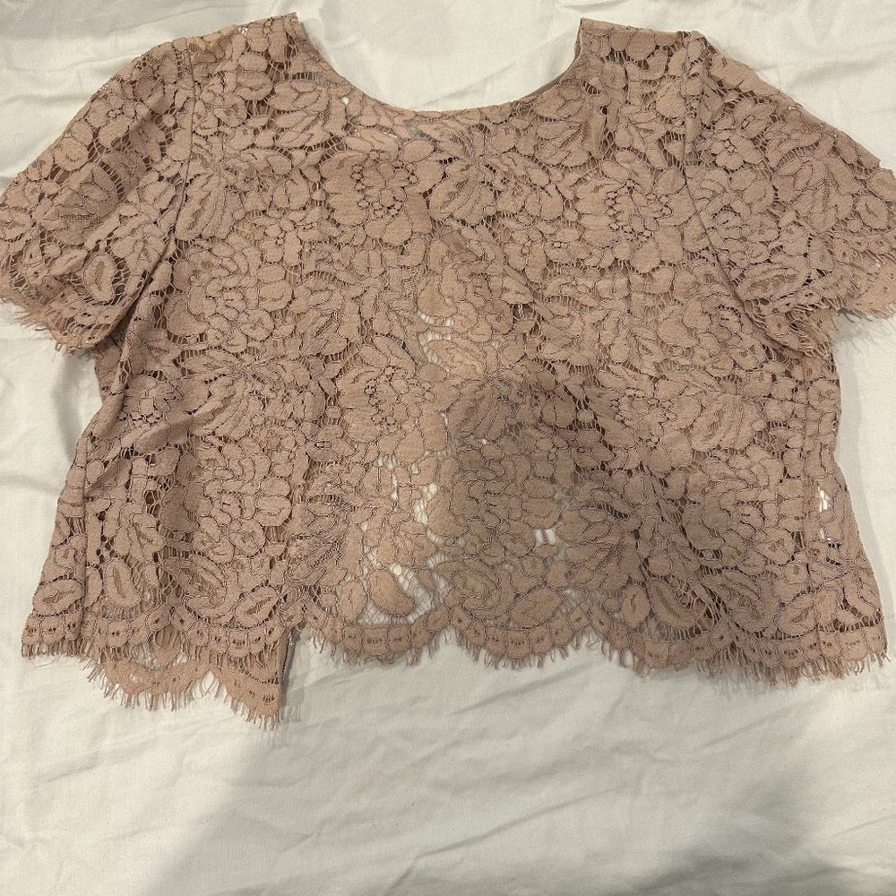 Jenny Yoo Lace overshirt